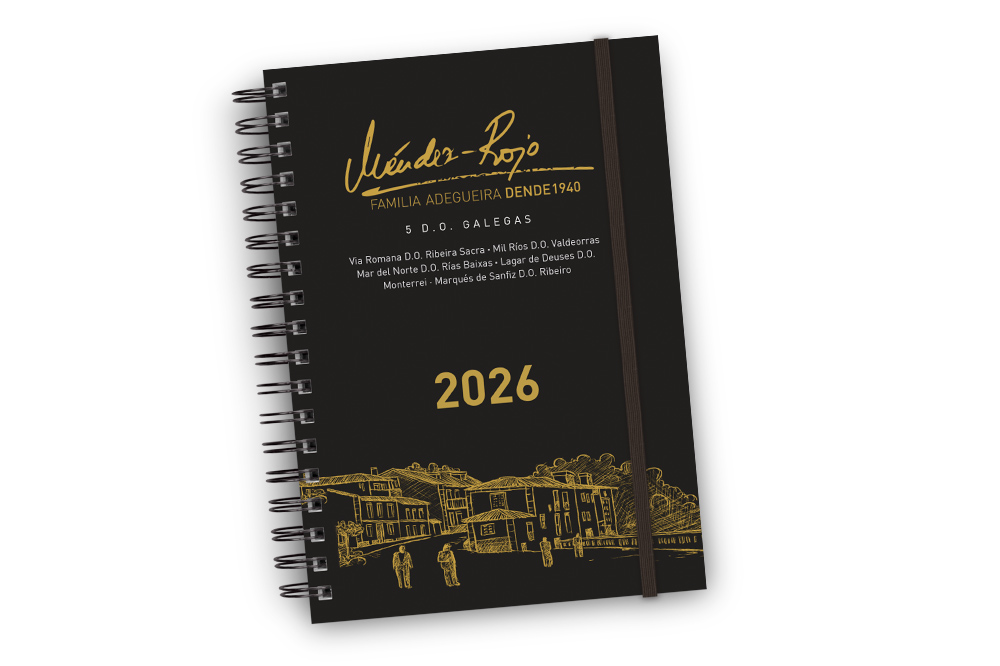 Agenda 2026 personalizada formato dia pagina en 15x21 cm.